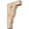 Ekena Millwork Funston Block Smooth Bracket, Douglas Fir, 3 1/2"W x 14"D x 22"H BKT04X14X22FST05SDF - alternate 1